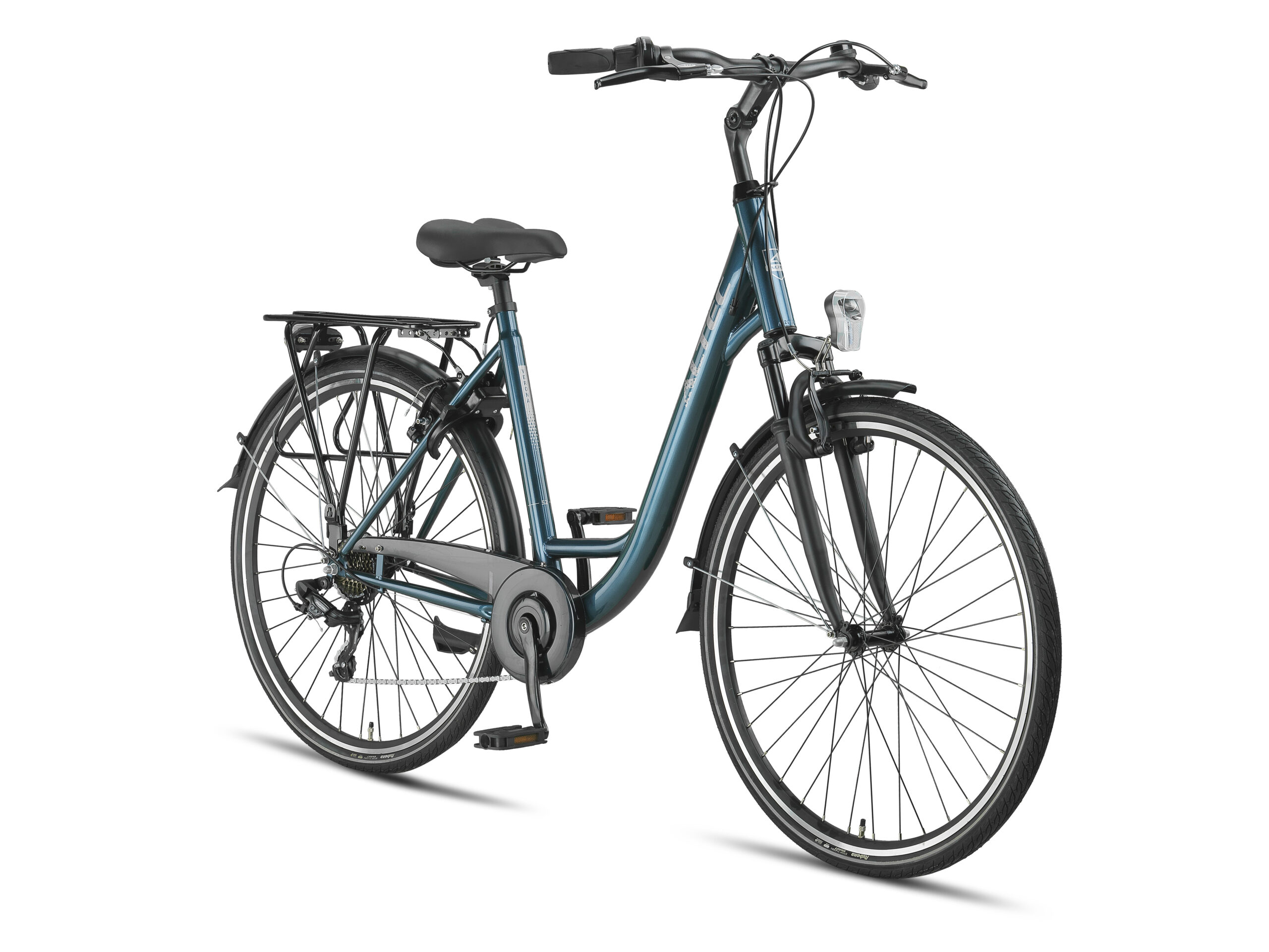 Altec Verona Damesfiets 28 inch Petrol zijaanzicht