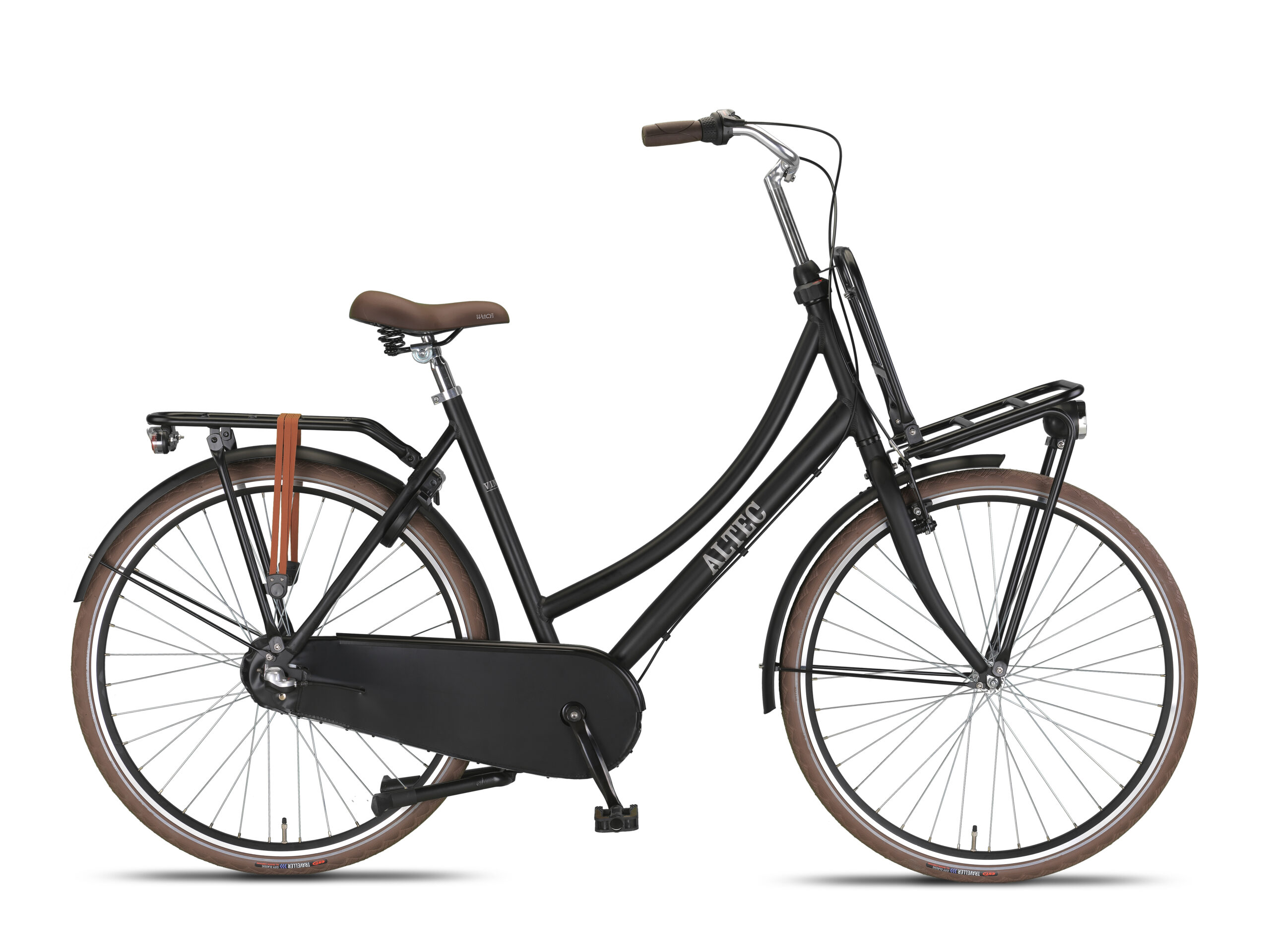 Altec Vintage Transportfiets 28 inch Mat Zwart